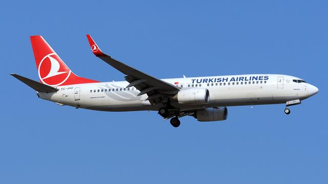 TC-JHU:Boeing 737-800:Turkish Airlines